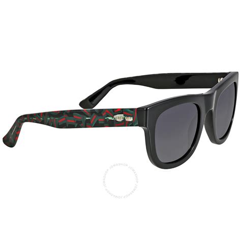 gucci black multi-colored wayfarer sunglasses|gucci sunglasses male model.